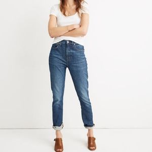 Madewell High Rise Slim Boy Jean